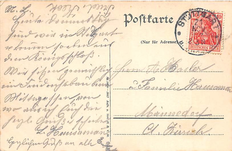 Stuttgart, Residenzschloss mit Schlossplatz