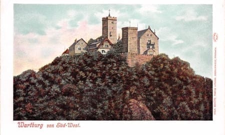 Wartburg, von Süd-West