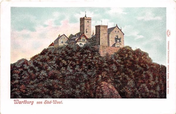 Wartburg, von Süd-West