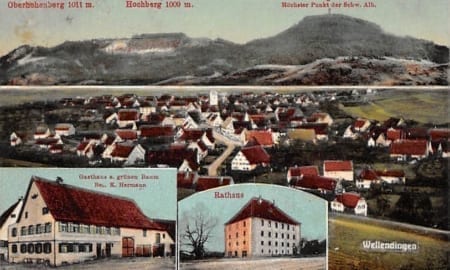 Wellendingen, Gasthaus z. grünen Baum, Rathaus