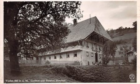 Wieden, Gasthof und Pension Hirschen