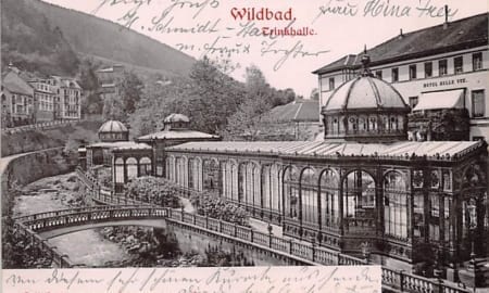 Wildbad, Hotel Belle Vue, Trinkhalle