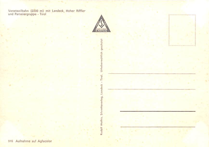 AUT - Venetseilbahn mit Landeck, Tirol