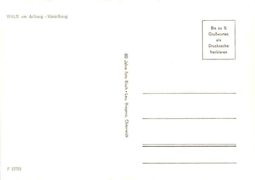 AUT - Wald am Arlberg