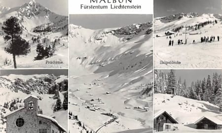 Malbun, Pradame, Kapelle, Skigelände, Sass