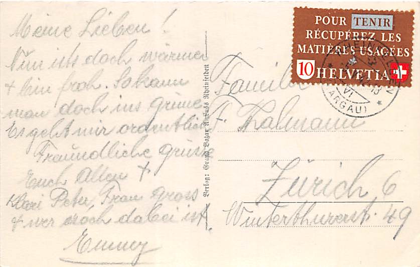 Rheinfelden, mit Brücke und Burgkastell, Schiff