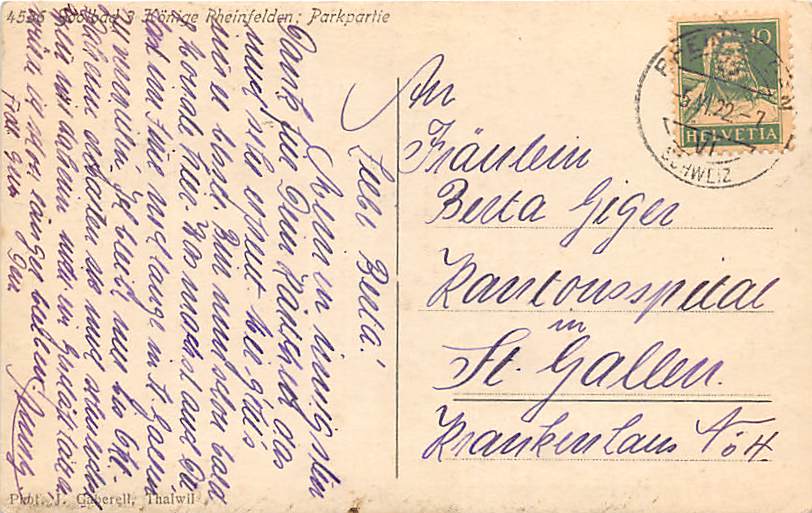 Rheinfelden, Soolbad 3 Könige, Parkpartie