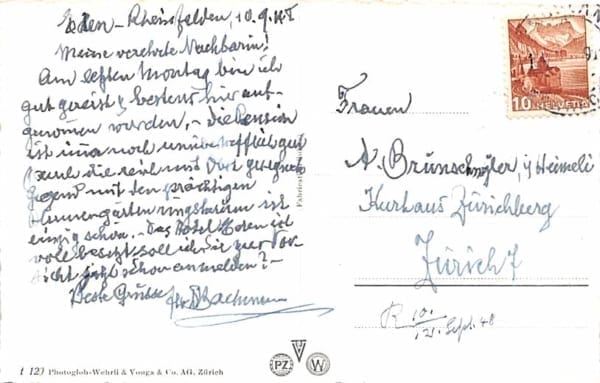 Rheinfelden, Pension Eden