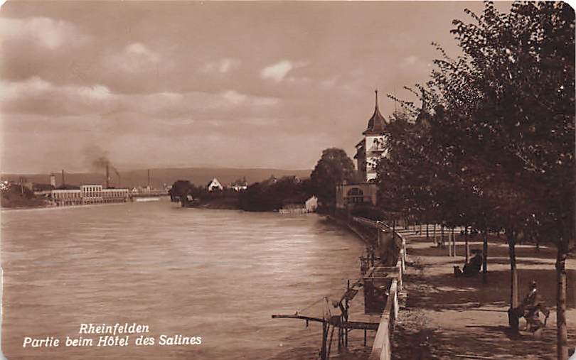 Rheinfelden, Partie beim Hotel des Salines