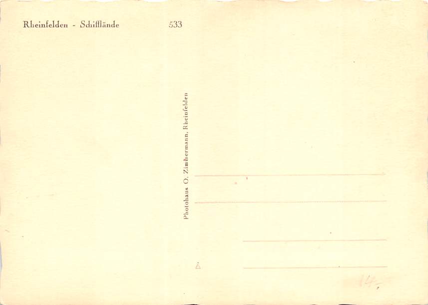 Rheinfelden, Schifflände