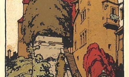 Aarau, Kunstanstalten A.Trüb, Kirchentreppe