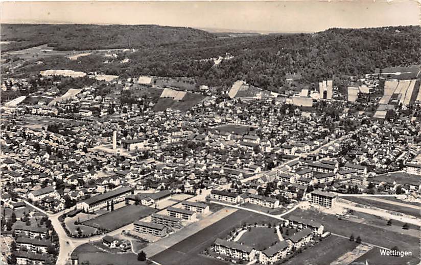 Wettingen, Flugaufnahme