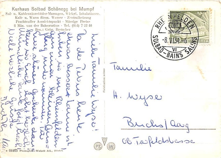 Mumpf, Kurhaus Solbad Schönegg