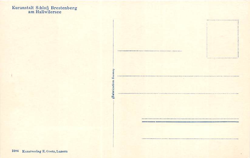 Seengen, Kuranstalt Brestenberg am Hallwilersee