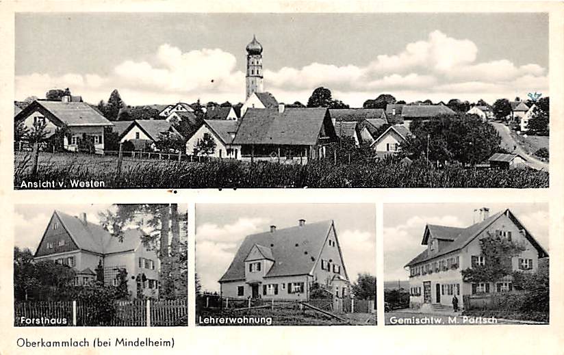 Oberkammlach, Mindelheim, Forsthaus, Lehrerwohnung