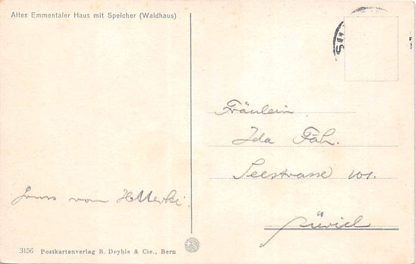 Emmental, Altes Emmentalerhaus mit Speicher