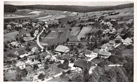 Wahlendorf, bei Bern,  Fliegeraufnahme