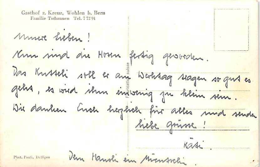 Wohlen, bei Bern, Gasthof zum Kreuz