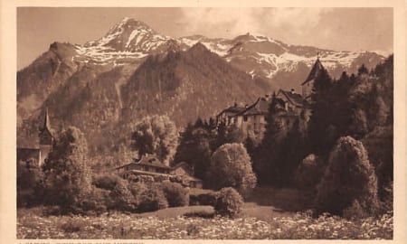 Wimmis, Schloss mit Niesen