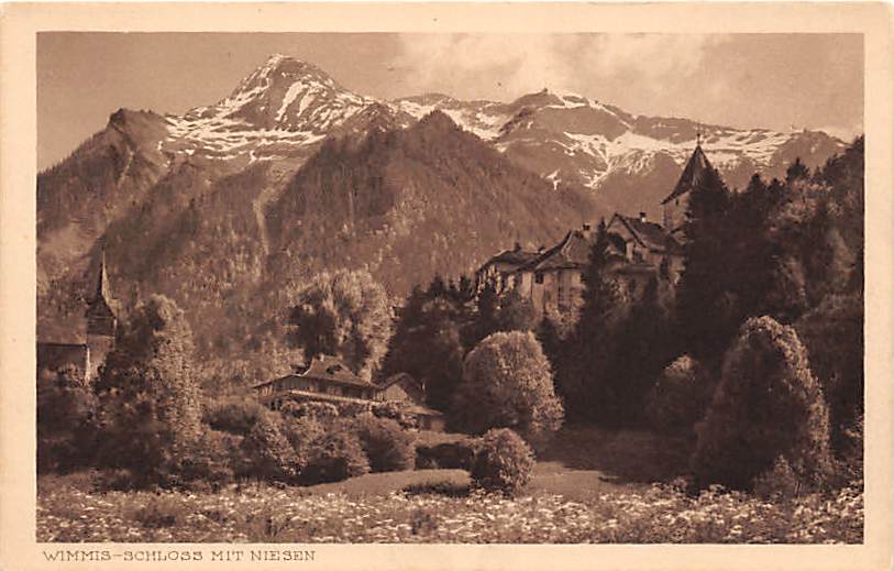 Wimmis, Schloss mit Niesen