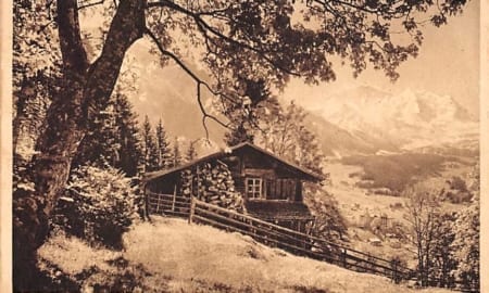 Wengen, Blick gegen Jungfrau, J.Gaberell