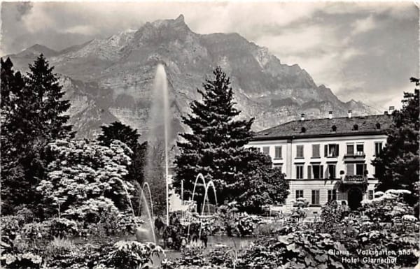 Glarus, Hotel Glarnerhof, Volksgarten