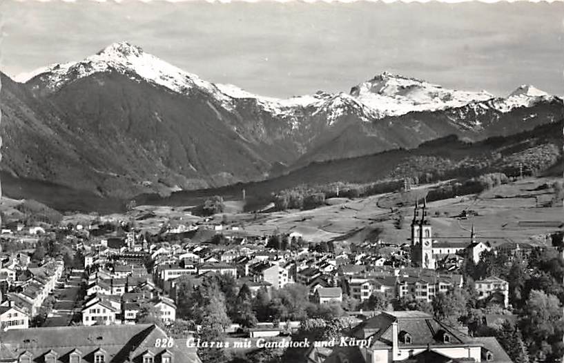 Glarus, mit Gandstock und Kärpf