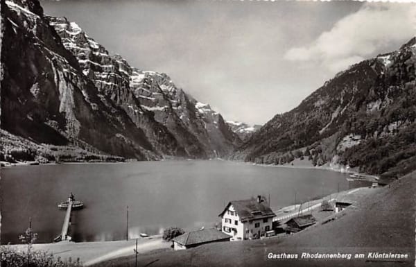 Klöntalersee, Gasthaus Rhodannenberg