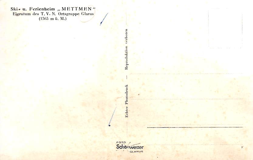 Mettmen, Ski- und Ferienheim