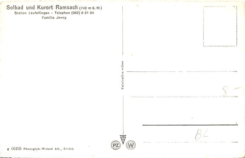 Ramsach, Soolbad, Station Läufelfingen