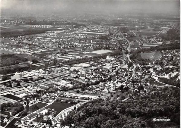 Münchenstein, Flugaufnahme