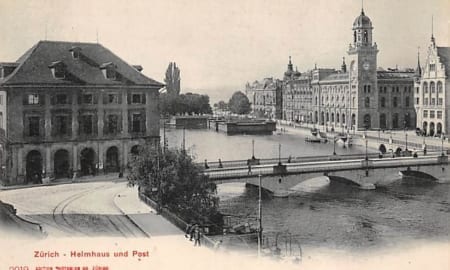 Zürich, Helmhaus und Post