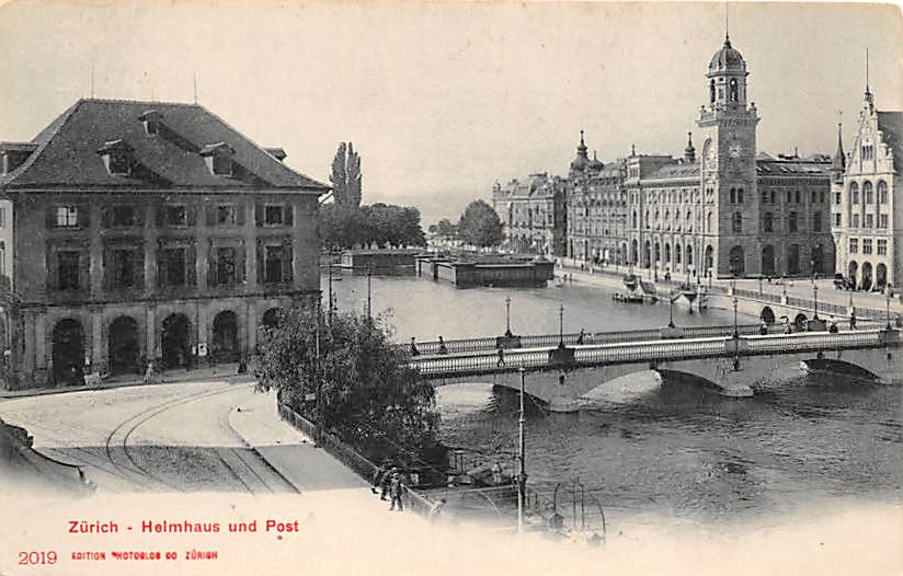 Zürich, Helmhaus und Post