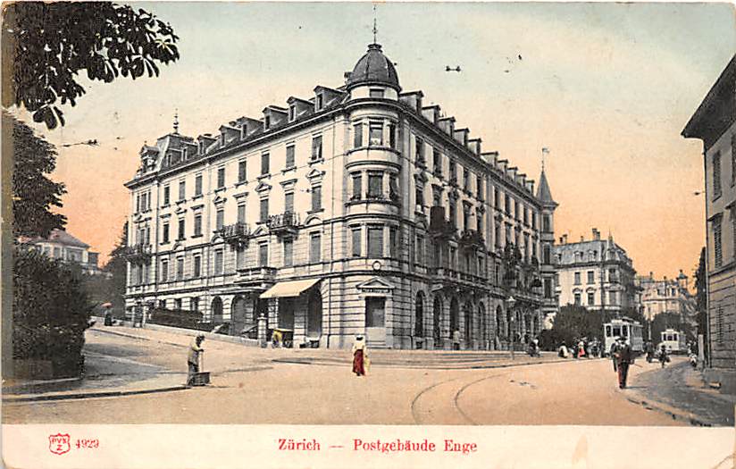 Zürich, Postgebäude Enge
