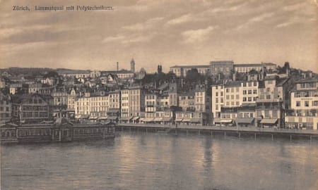 Zürich, Limmatquai und Polytechnikum