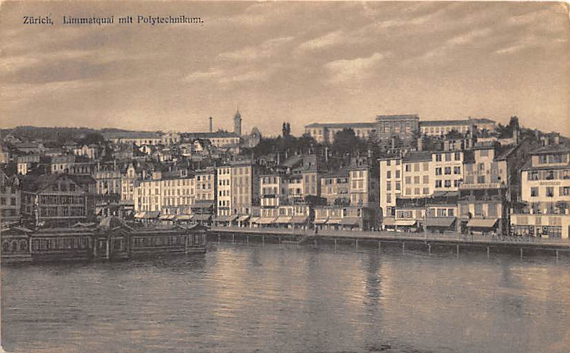 Zürich, Limmatquai und Polytechnikum