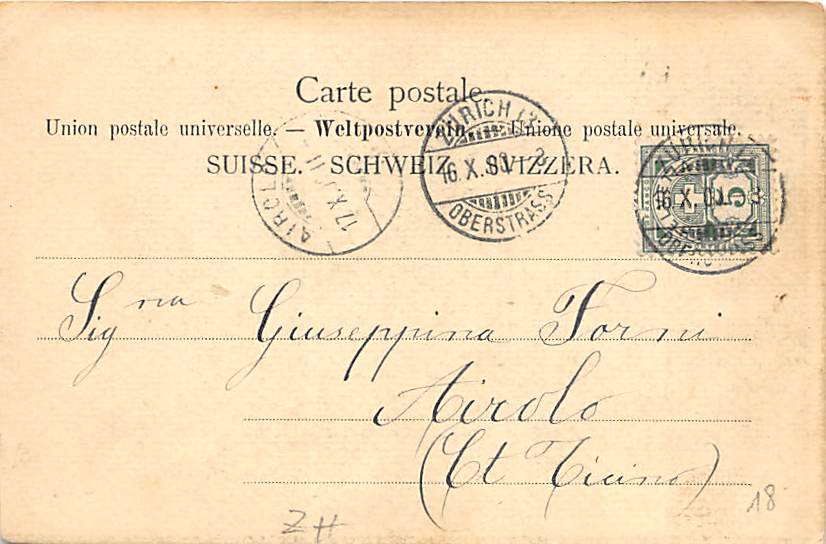 Zürich, Bahnhofstrasse, Kutsche