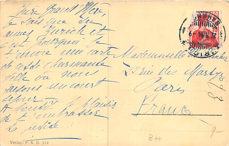 Zürich, Limmatquai mit Polytechnikum