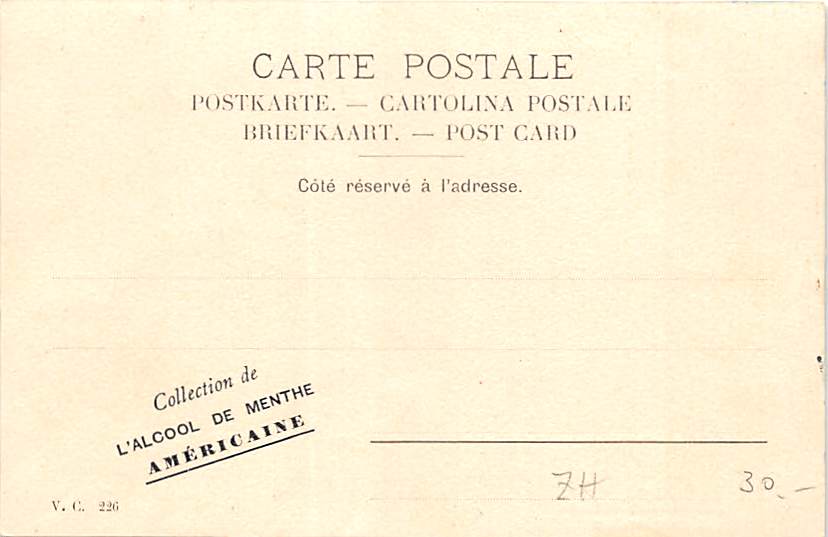 Zürich, Tonhalle, l'Alcool de Mente Americaine