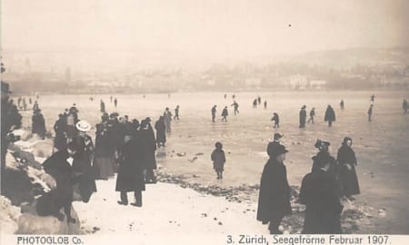 Zürich, Seegefrörne Februar 1907
