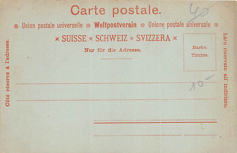 Zürich, Polytechnikum, Gruss aus Zürich, Litho