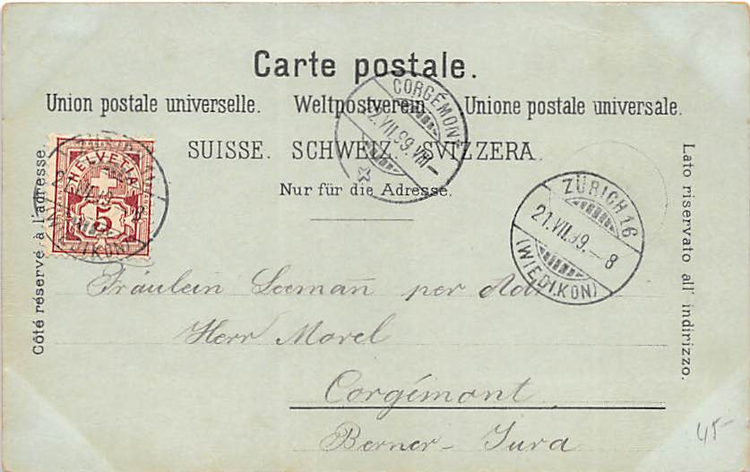 Zürich, Gruss aus Zürich, Litho