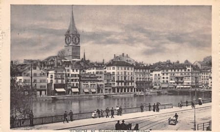 Zürich, St.Peterskirche mit Wühre