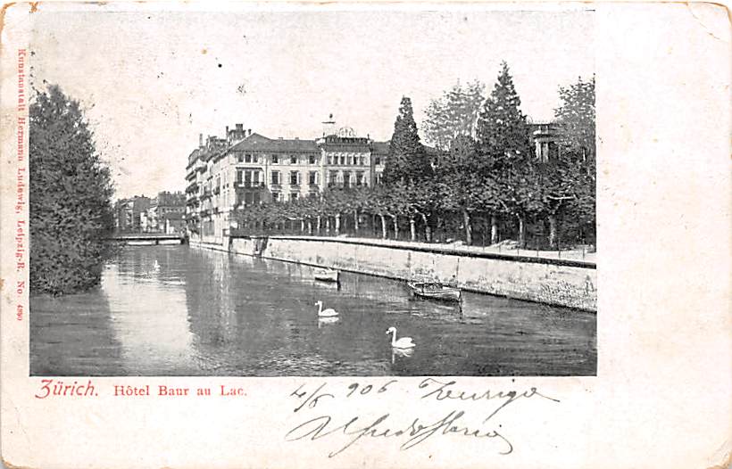 Zürich, Hotel Baur au Lac