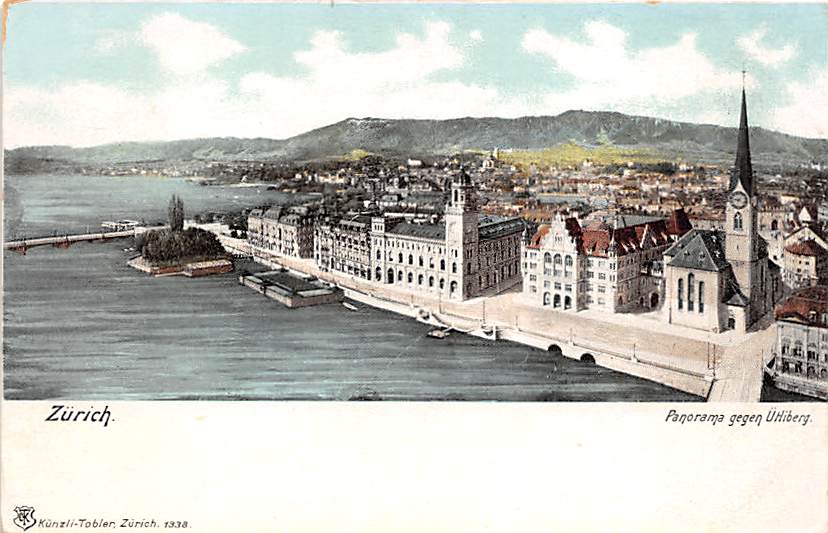 Zürich, Panorama gegen Uetliberg