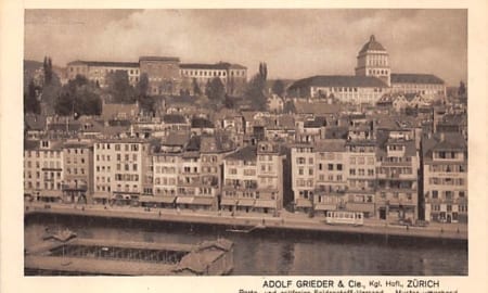 Zürich, Universität, Adolf Grieder Seidenstoff Versand