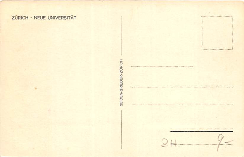 Zürich, Universität, Adolf Grieder Seidenstoff Versand
