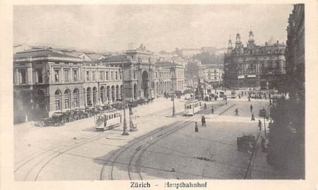 Zürich, Hauptbahnhof, Tram