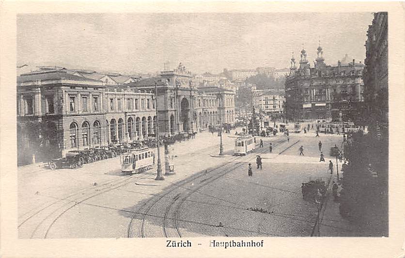 Zürich, Hauptbahnhof, Tram