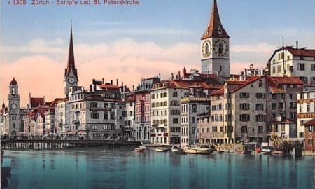 Zürich, Schipfe und St.Peterskirche